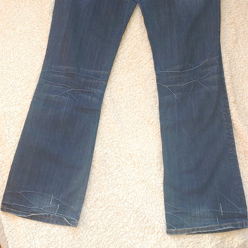 MEK Denim Singapore Distressed Bootcut Jeans - Picture 5 of 9